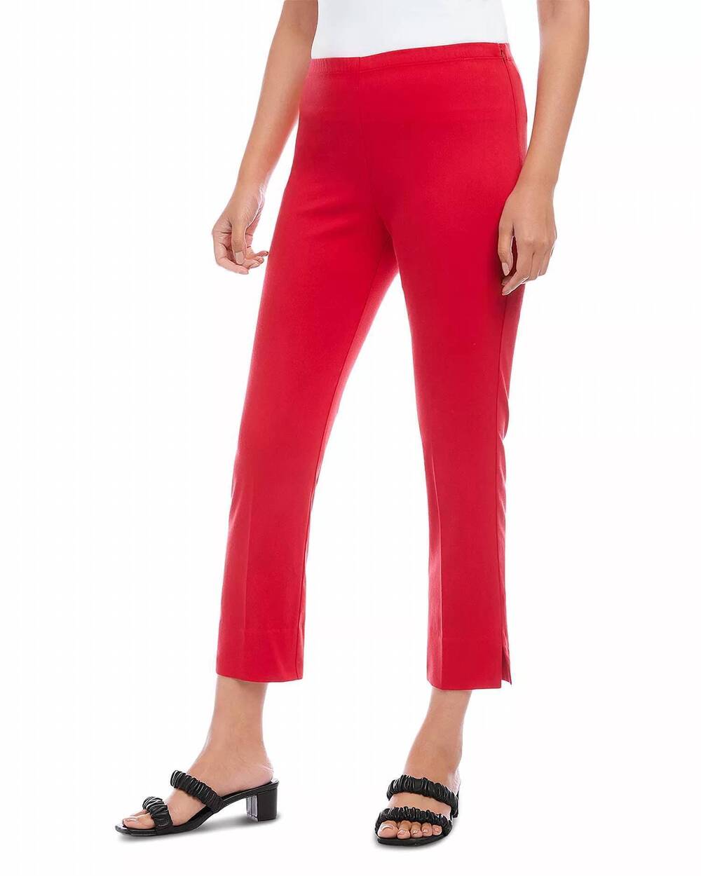 NEW KAREN KANE rebecca capri pants in red